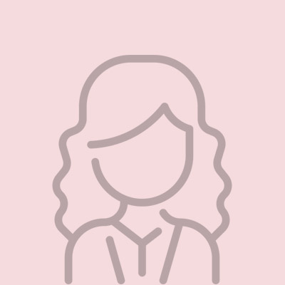 Illustration of a woman with wavy hair and no facial features.
